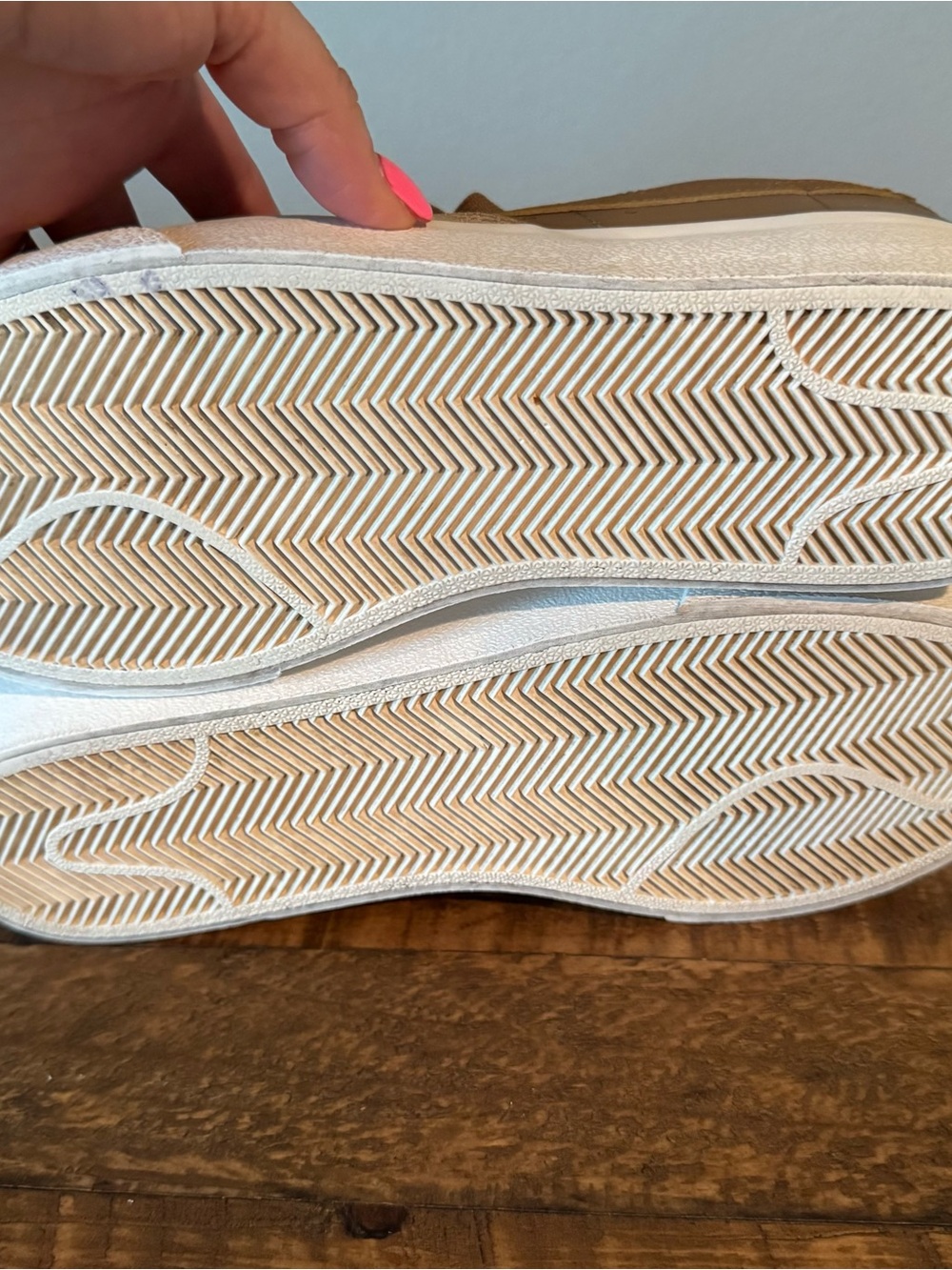 Nike Blazer Low Platform Women's Low-Top Leather Sneakers in Driftwood - Picture 6 of 7